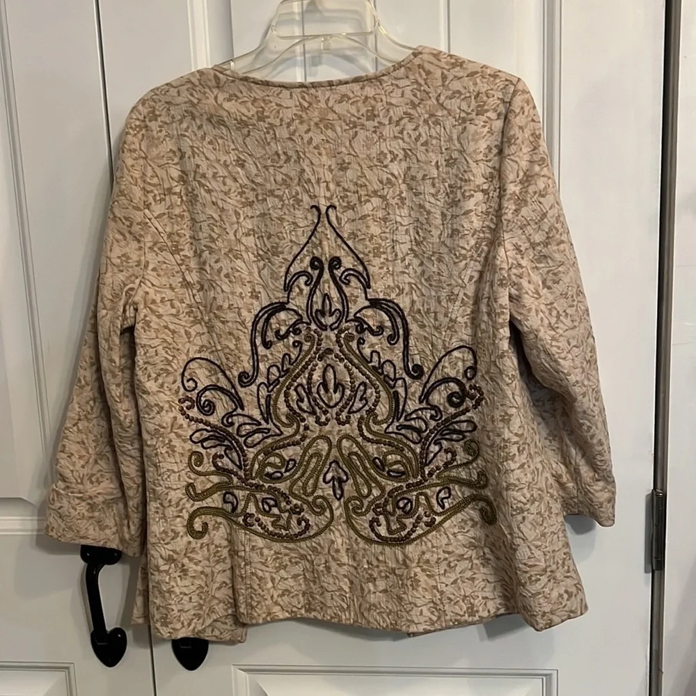 𝅺coldwater Creek Womens Open Jacket size 10